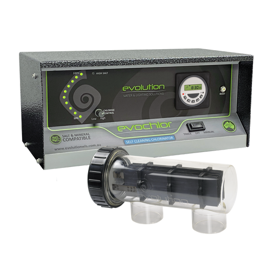 Evochlor Salt Water Chlorinator A20TS including installation - CHR0033